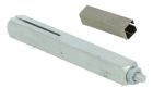 Verloopset voor montage 8mm enkele klink op 7mm slotgat