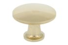 Knop ongelakt messing medium Ø 27mm H22mm