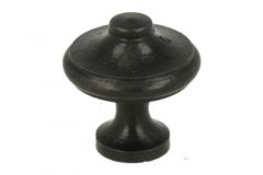 Knop gietijzer zwart klein Ø 23mm H24mm