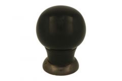 Kastknop bakeliet met messing verouderd 39mm H48mm