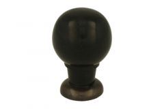 Kastknop bakeliet met messing verouderd 25mm H39mm