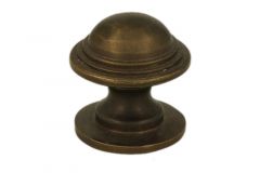 Knop messing verouderd Ø 25mm H25mm