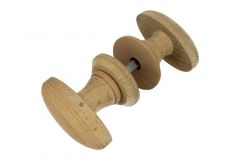 Krukstel hout beuken model ei incl. rozetten