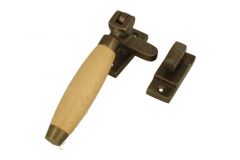 Raamboom (1930) kantelbaar messing verouderd beuken