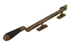 Raamuitzetter (1908) messing verouderd bakeliet 300mm