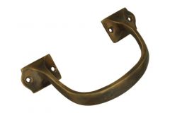 Handgreep 140mm messing verouderd