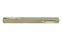 Stift 8x8x100mm met zaagsnede aan verschillende zijdes