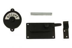 Libre-Occupé slot 92×52mm zwart poedercoat