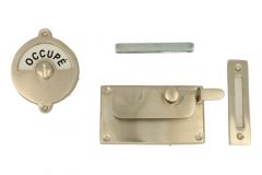 Libre-Occupé toiletslot 92×52mm matnikkel