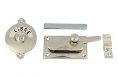Libre-Occupé slot 70×39mm messing vernikkeld
