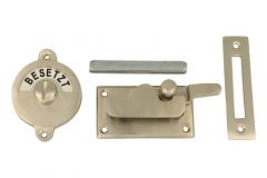 Frei-Besetzt toiletslot 70×39mm matnikkel