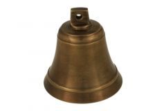 Bel messing verouderd Ø 80mm