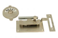 Vrij-bezet slot matnikkel 92x52mm