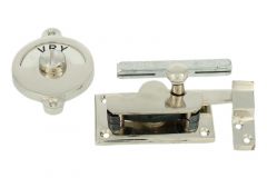 Vrij-bezet messing vernikkeld 70x39mm