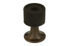 Deurbuffer oud messing vloer/ wand bevestiging 35mm×55mm