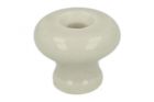 Knop porselein Ø 20mm H17mm. Geleverd zonder schroef