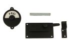 Frei-Besetzt slot 92×52mm zwart poedercoat