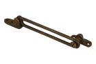 Valarm/raamschaar verouderd messing 120mm,Prijs per stuk