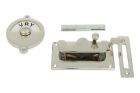 Vrij-bezet slot messing vernikkeld 92x52mm