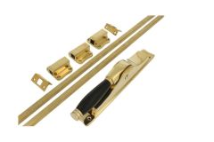 Espagnoletsluiting ongelakt messing ebbenhout (1926)