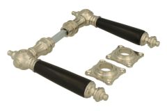 Deurklink (1892) matnikkel ebbenhout stel