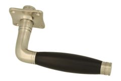 Enkele deurklink (1926) matnikkel ebbenhout