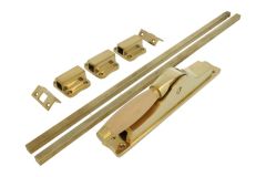 Espagnoletsluiting ongelakt messing beukenhout (1930)