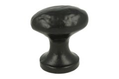Knop gietijzer zwart gepoedercoat 35x28mm H39mm