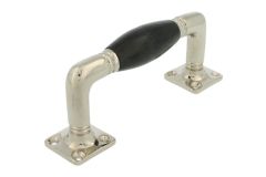 Handgreep 130mm messing vernikkeld bakeliet