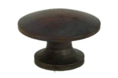 Knop messing verouderd Ø 25mm H 16mm