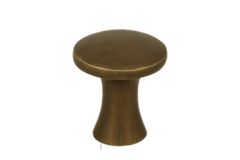 Knop messing verouderd Ø 25mm H30mm