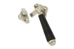 Raamboom (1908) kantelbaar messing vernikkeld ebbenhout