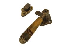 Raamboom kantelbaar (1908) messing verouderd hoorn