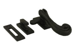 Raamboom zwart gietijzer 119x39mm kantelbaar geschikt .