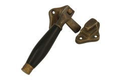 Raamboom kantelbaar (1926) messing verouderd bakeliet