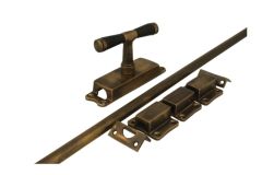 Krukespagnolet raam messing verouderd ebbenhout (1908)