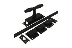 Krukespagnolet raam messing zwart (1930-1932)