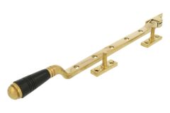 Raamuitzetter (1908) ongelakt messing bakeliet 300mm