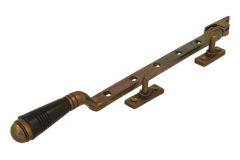 Raamuitzetter (1908) messing verouderd bakeliet 300mm