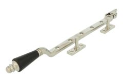 Raamuitzetter sierlijk model messing vernikkeld