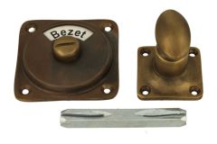 Vrij bezet toiletstift messing verouderd